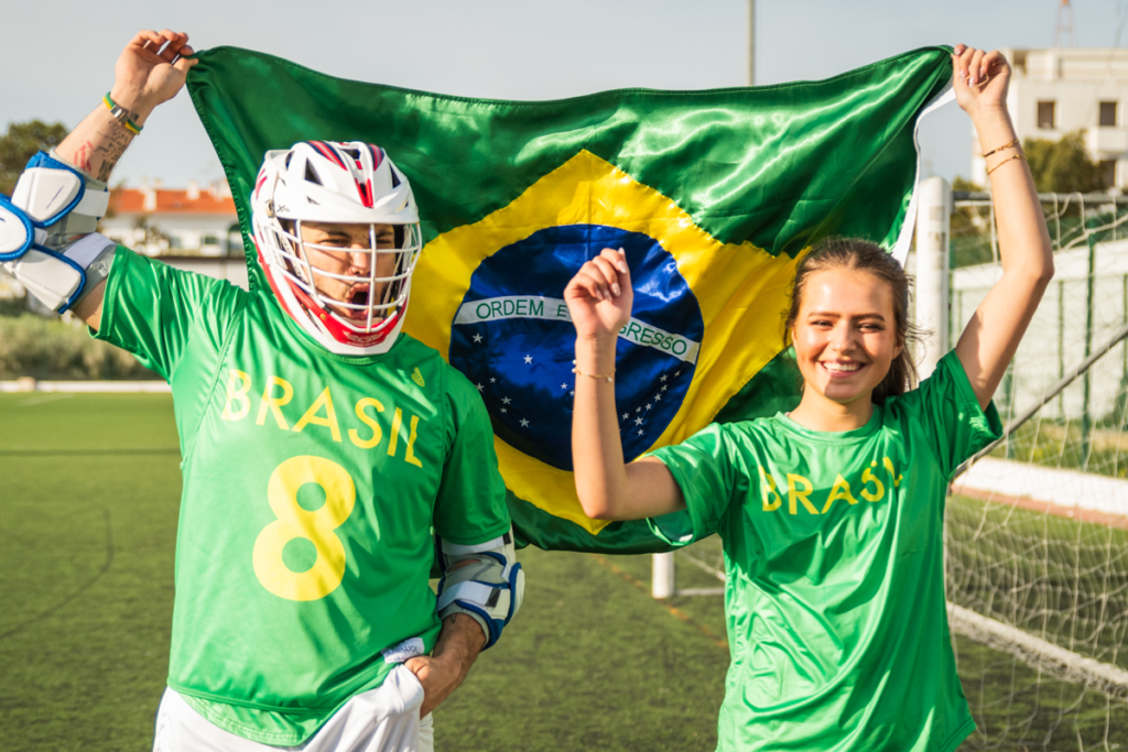 The Head Coach of the Brazilian National Lacrosse Team in Brazil